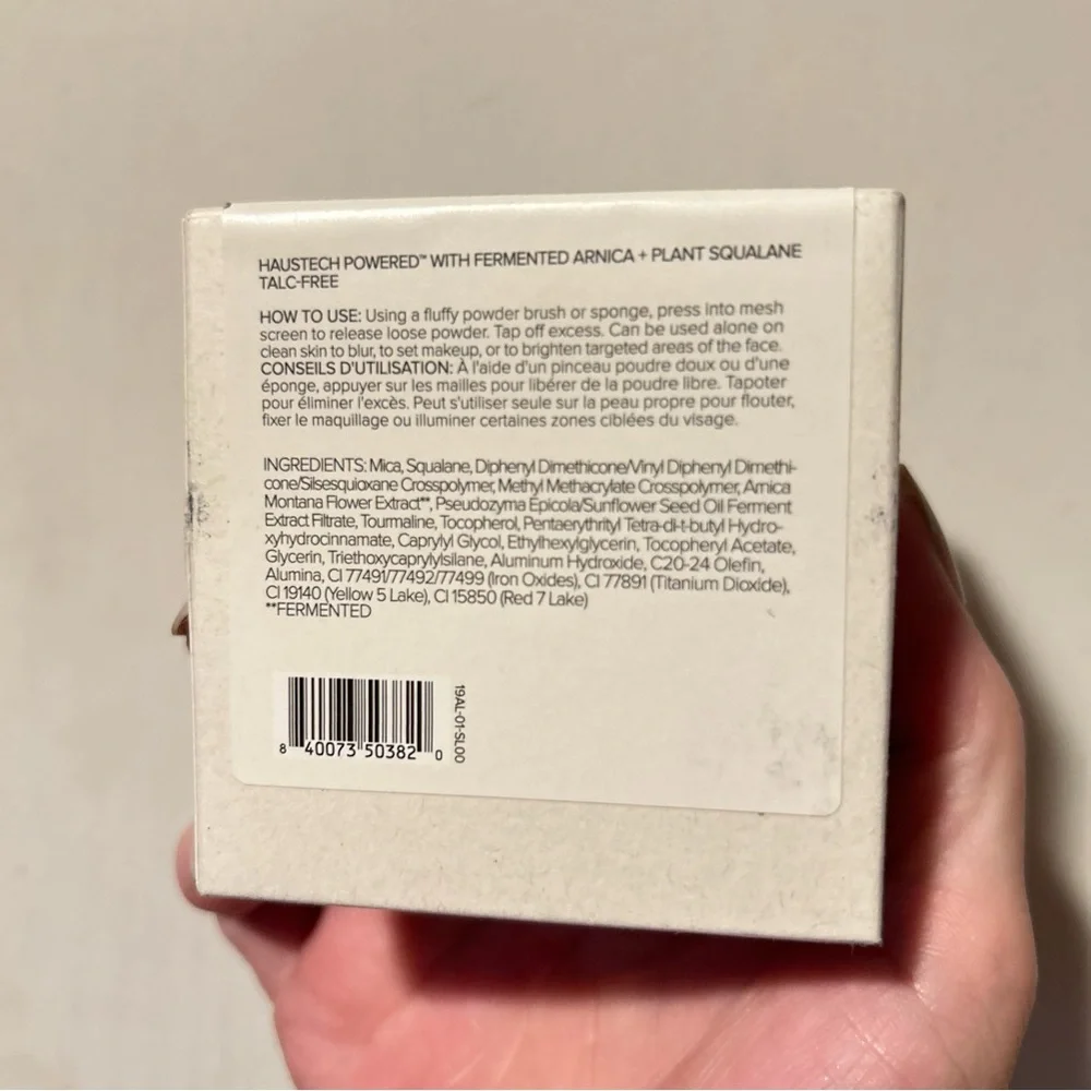 HAUS LABS by Lady Gaga Bio-Blurring Loose Setting Powder, Cocoa- 0.24/7g, NIB